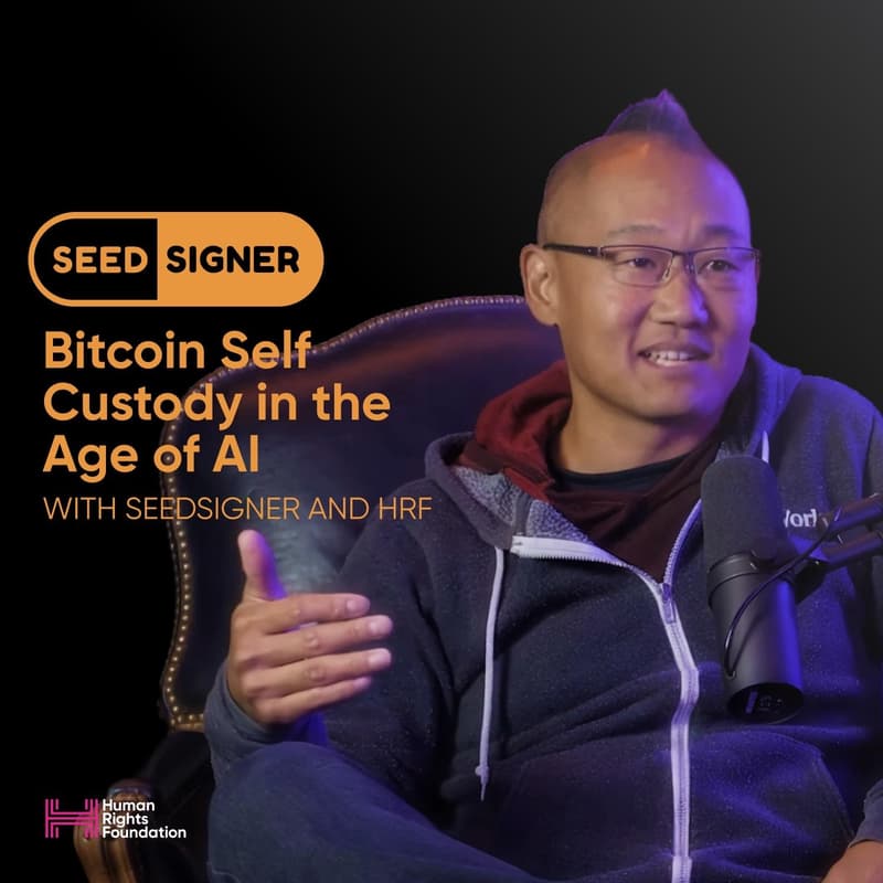 Cover Image for Bitcoin Self Custody in the Age of AI w/ SeedSigner & HRF | PubKey NYC