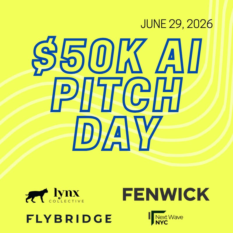 Cover Image for $50k AI Startup Pitch Day w/ Flybridge Capital