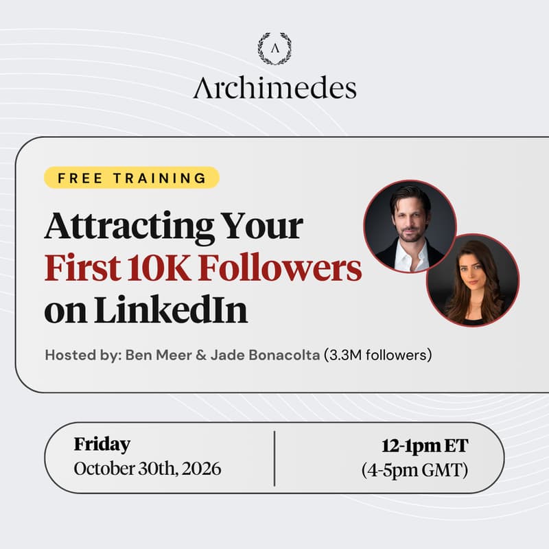 Cover Image for How to Attract Your First 10K Followers On LinkedIn [Free Training]