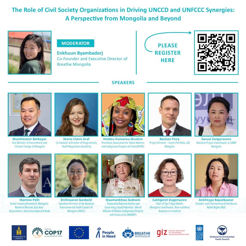 Cover Image for The Role of Civil Society Organizations in Driving UNCCD and UNFCCC Synergies: A Perspective from Mongolia