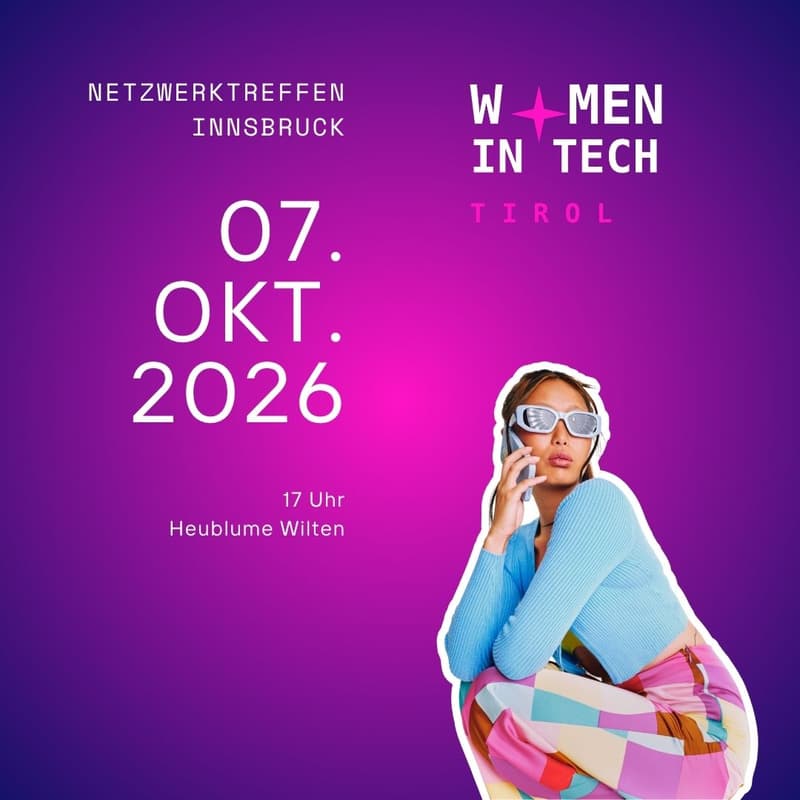 Cover Image for Women in Tech Tirol - Netzwerktreffen Innsbruck