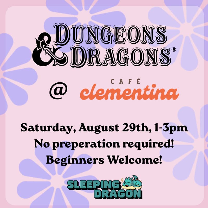 Cover Image for D&D At Cafe Clementina