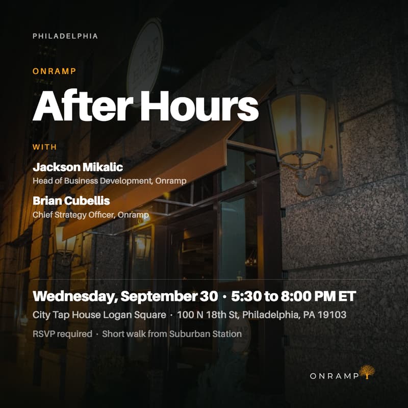 Cover Image for Onramp After Hours: Philadelphia