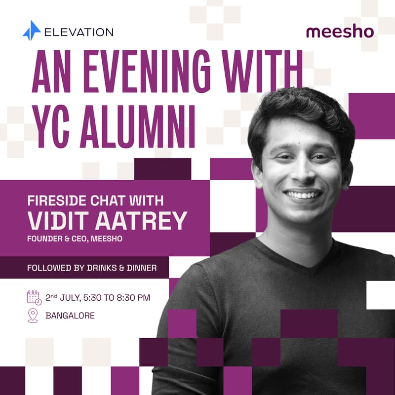 Cover Image for Meesho x Elevation Capital: An evening with YC Alumni