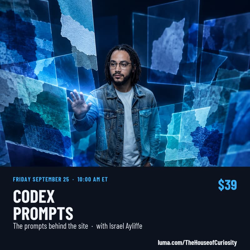 Cover Image for Codex: The Prompts Behind the Site