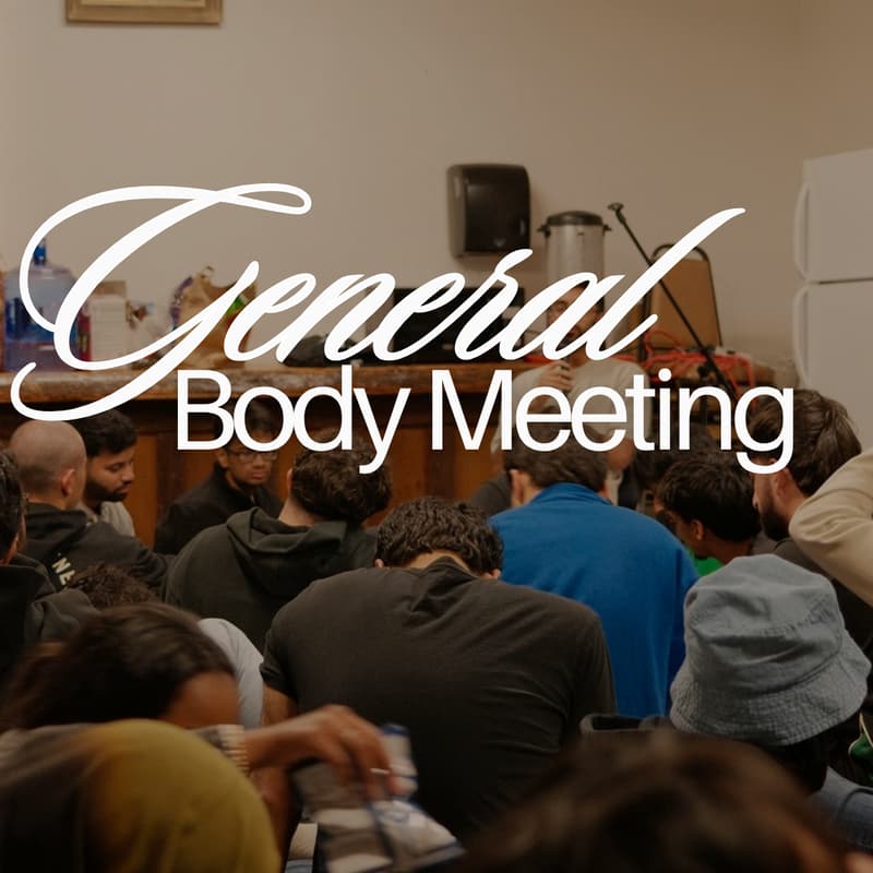 Cover Image for General Body Meeting