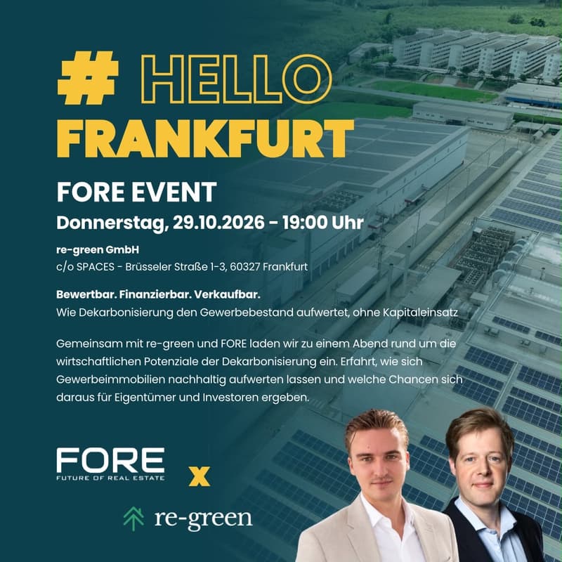 Cover Image for #Hello Frankfurt: FORE X re-green