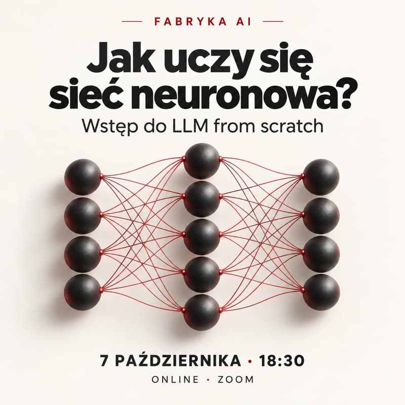 Cover Image for Jak uczy się sieć neuronowa? Wstęp do „LLM from scratch”
