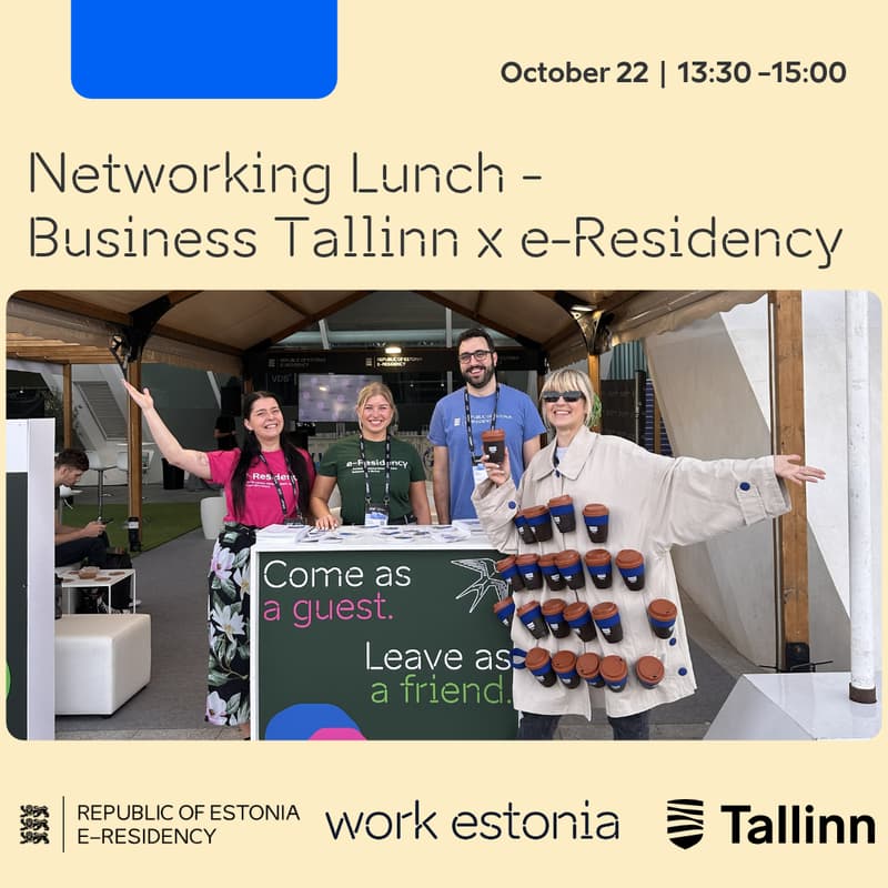 Cover Image for Networking Lunch – Business Tallinn x e-Residency