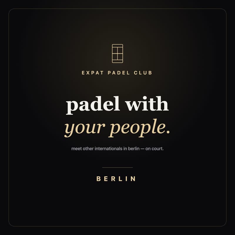 Cover Image for 🎾 Expat Padel Nights by Soren