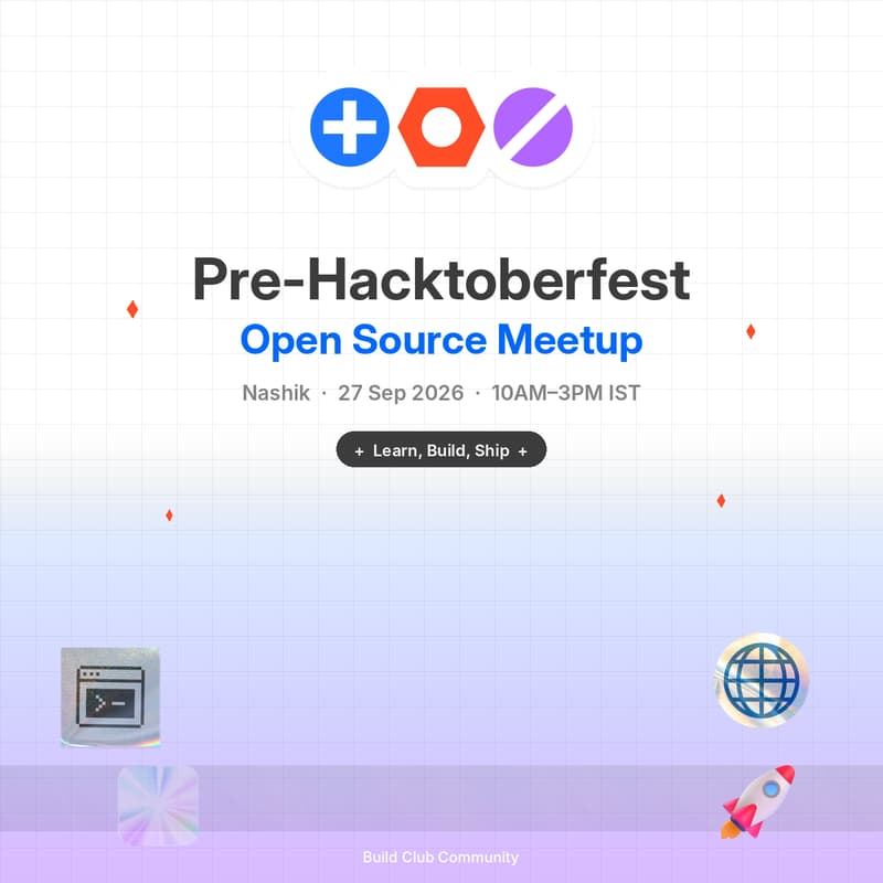 Cover Image for Pre-Hacktoberfest: Open Source Meetup