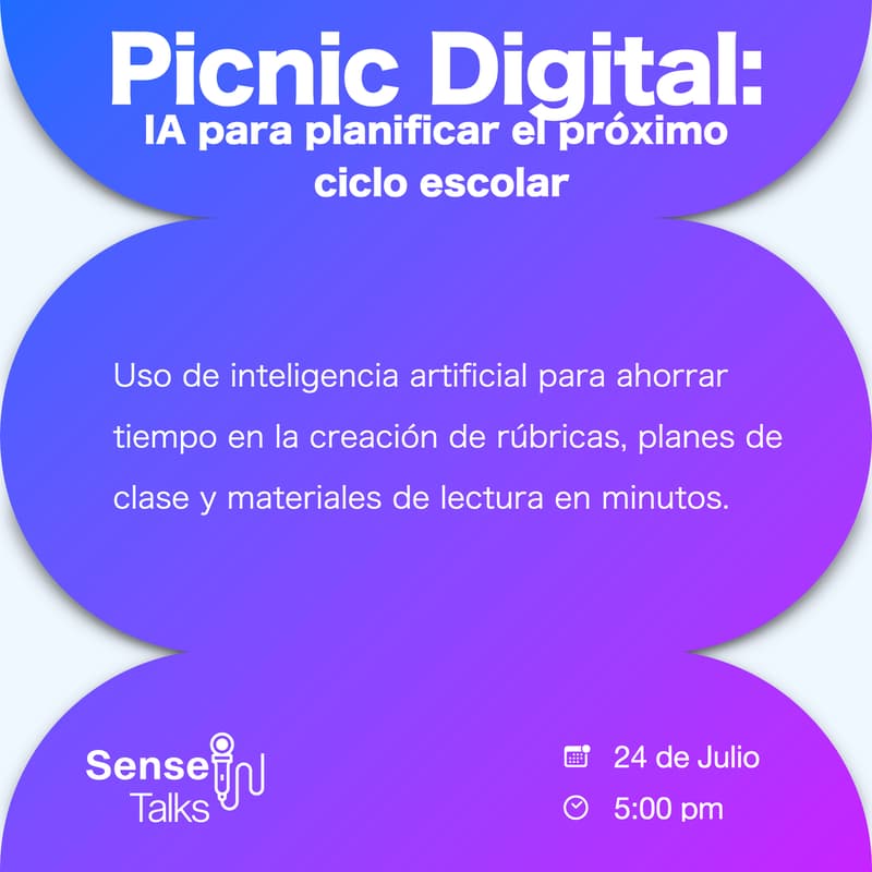 Cover Image for Picnic Digital: Herramientas IA para planificar tu próximo ciclo escolar