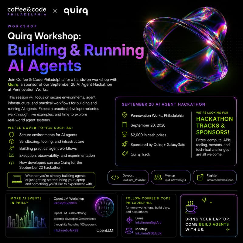 Cover Image for Quirq'y Workshop: Building & Running AI Agents