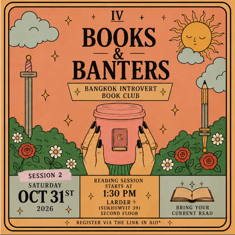 Cover Image for ✨📚 Books & Banters : Bangkok Introvert Book Club Session 2