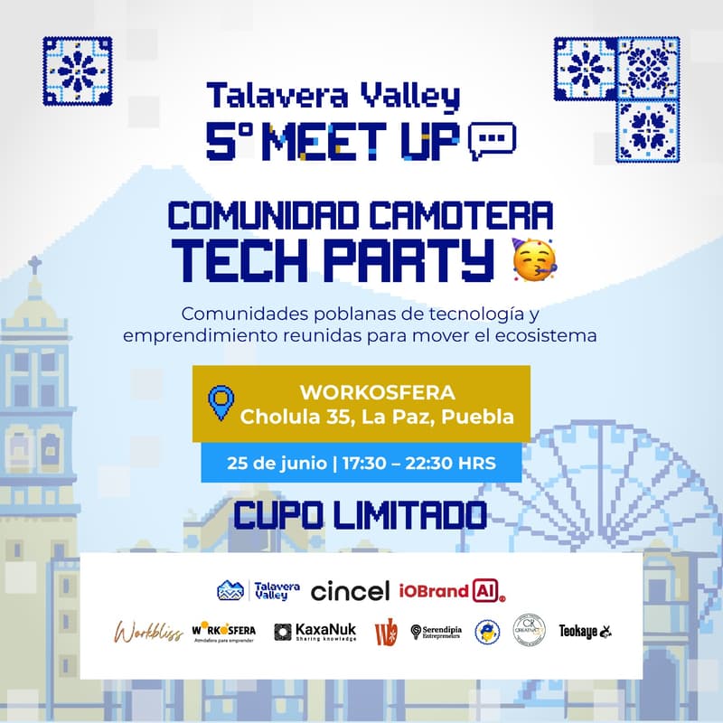 Cover Image for Meetu #5 - 🌋Comunidad Camotera 🥳Tech-Party