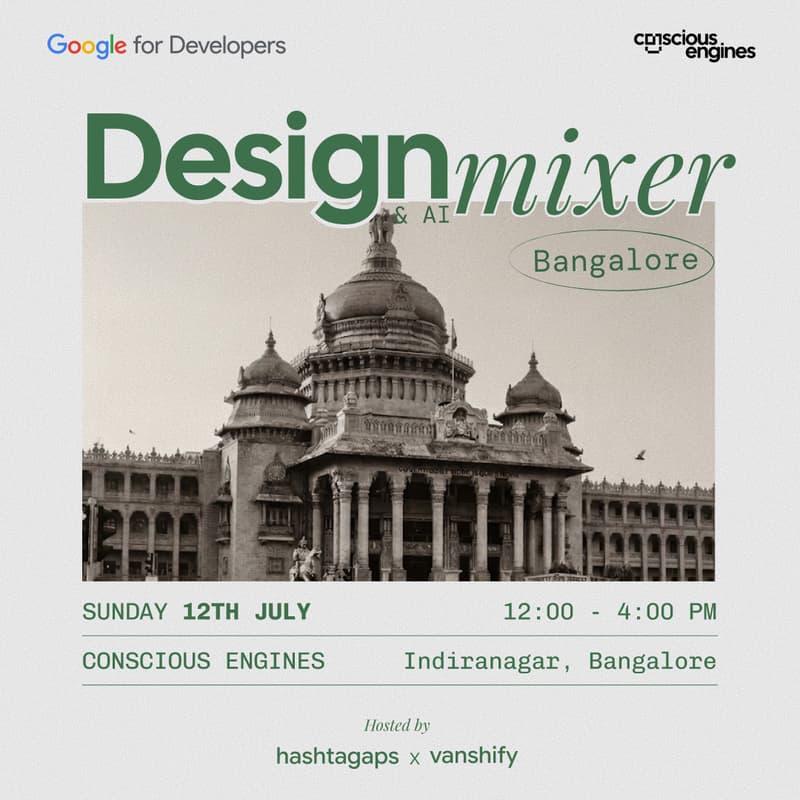 Cover Image for Bangalore Design & AI Mixer