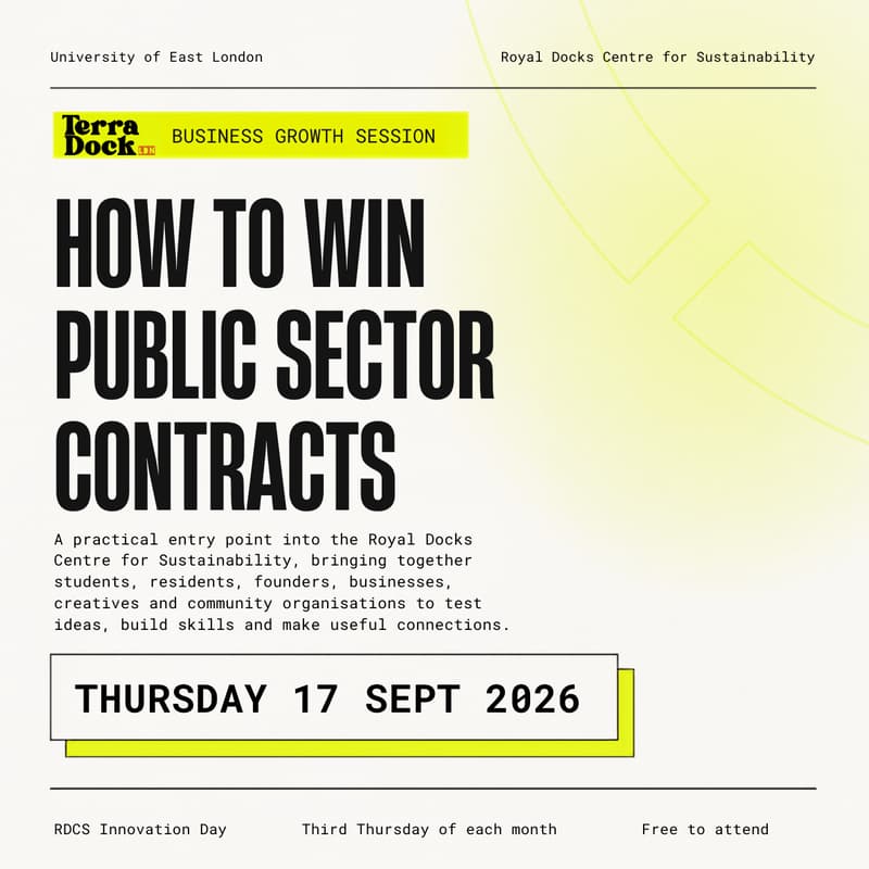 Cover Image for Sustainable Business Growth @TerraDock - How to Win Public Sector Contracts