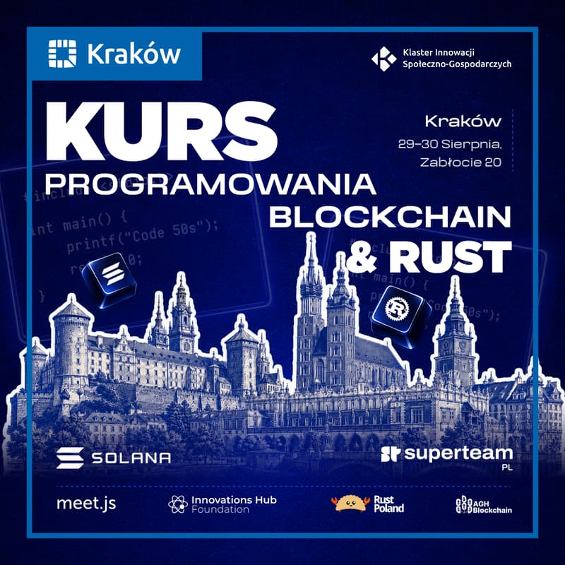 Cover Image for KURS PROGRAMOWANIA BLOCKCHAIN: KRAKÓW