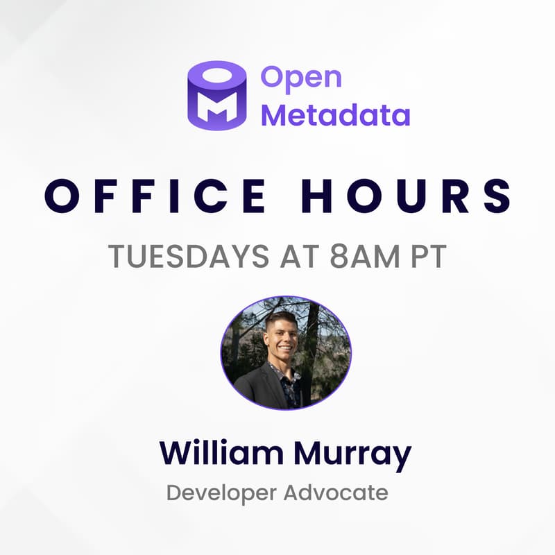 Cover Image for OpenMetadata Office Hours
