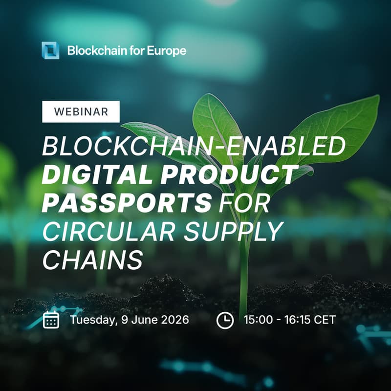 Cover Image for BC4EU webinar | Blockchain‑Enabled Digital Product Passports for Circular Supply Chains