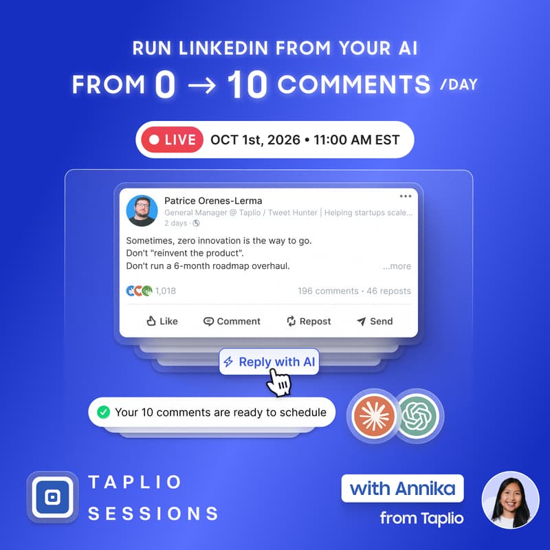 Cover Image for Run LinkedIn from ChatGPT and Claude: from 0 to 10 Comments/Day