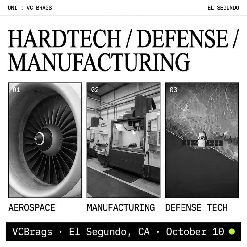 Cover Image for VCBrags: Hardtech, Defense & Manufacturing Event