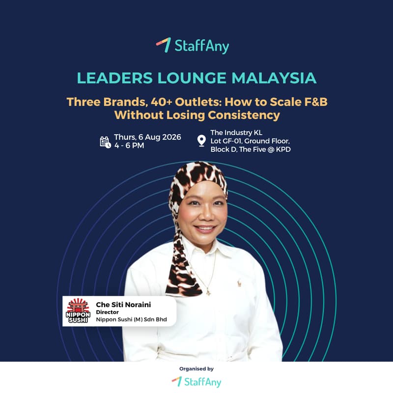 Cover Image for StaffAny Leaders Lounge (MY)