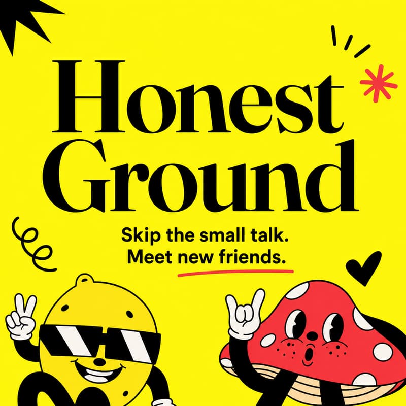 Cover Image for Honest Ground #1 - Skip the small talk, Meet new friends