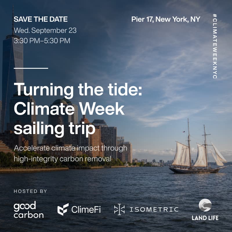 Cover Image for Turning the tide: Sailing trip on the Hudson during ClimateWeek NYC