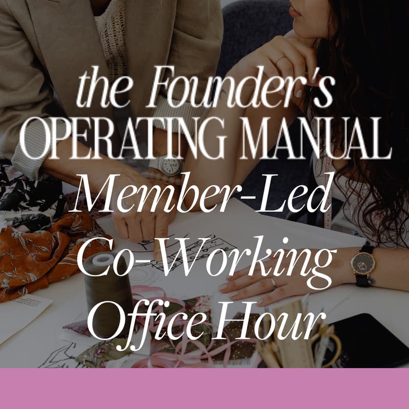 Cover Image for [FOM] Member-Led Co-Working Office Hour
