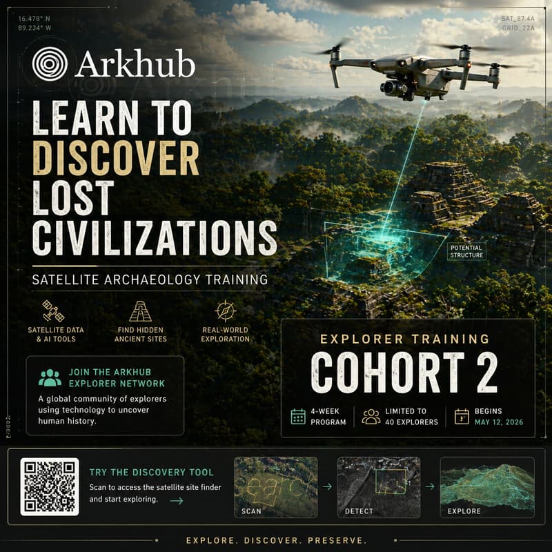 Cover Image for Hunt for Lost Civilizations #1/3 | Satellite Archaeology Bootcamp by Arkhub