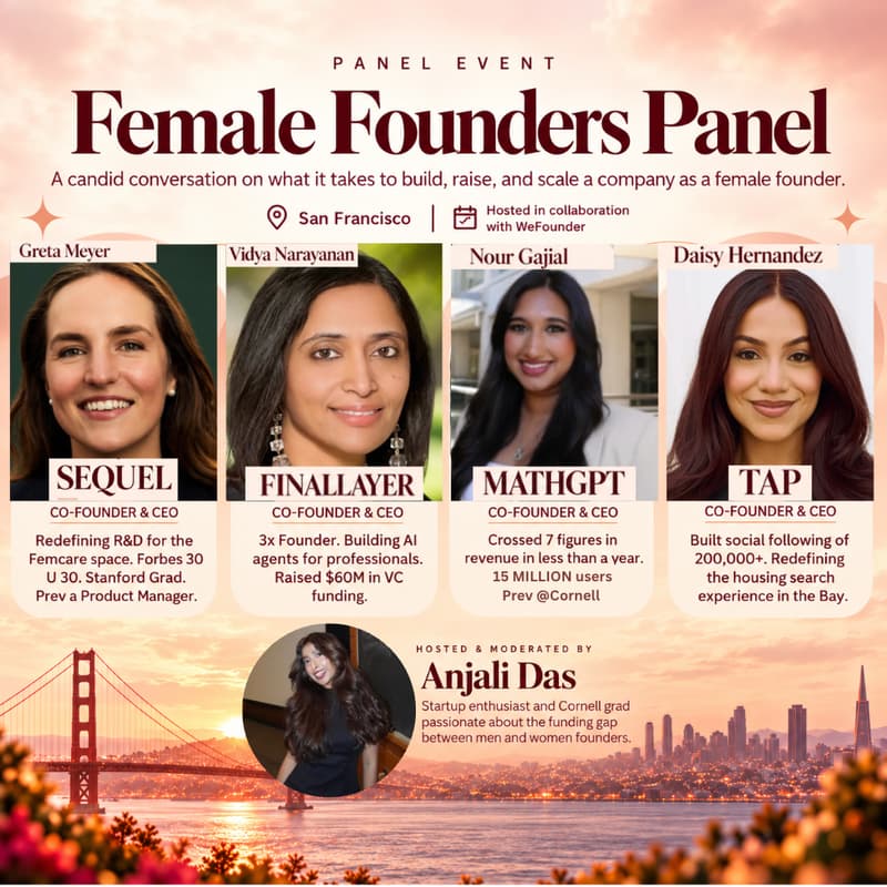 Cover Image for Female Founders & Capital Panel