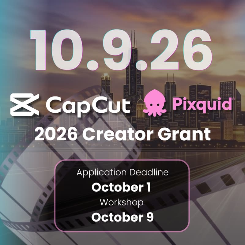 Cover Image for 2026 CapCut x Pixquid Creator Grant