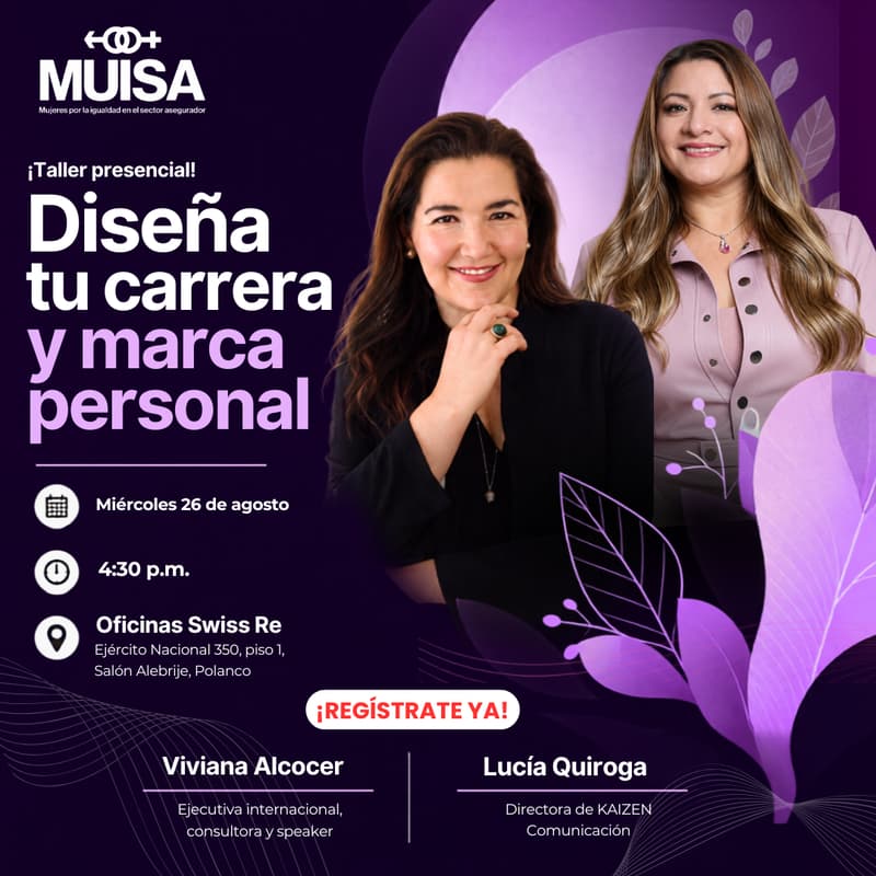 Cover Image for Taller presencial MUISA | Diseña tu carrera y marca personal
