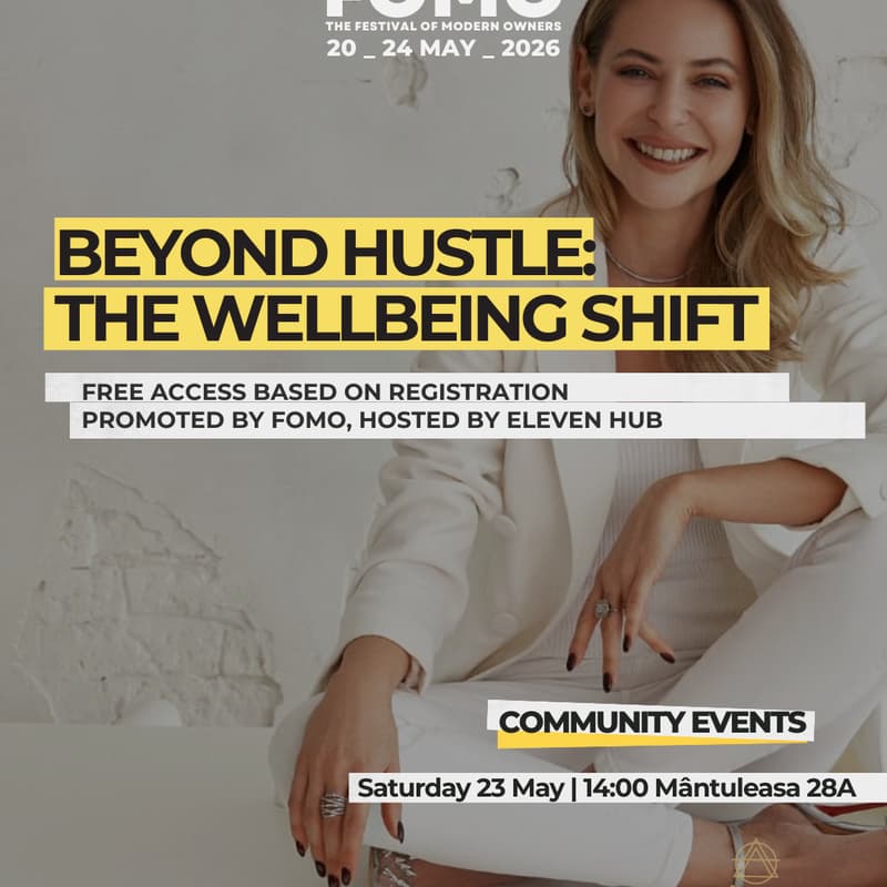 Cover Image for Beyond Hustle: The Wellbeing Shift by Eleven Hub