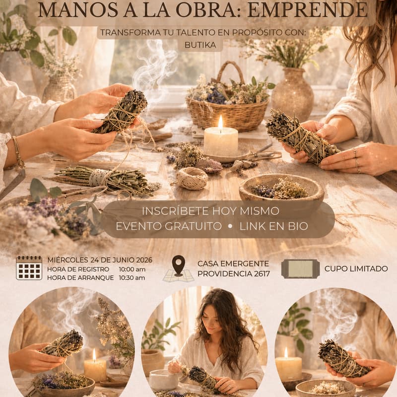 Cover Image for MANOS A LA OBRA EMPRENDE: SAHUMERIOS