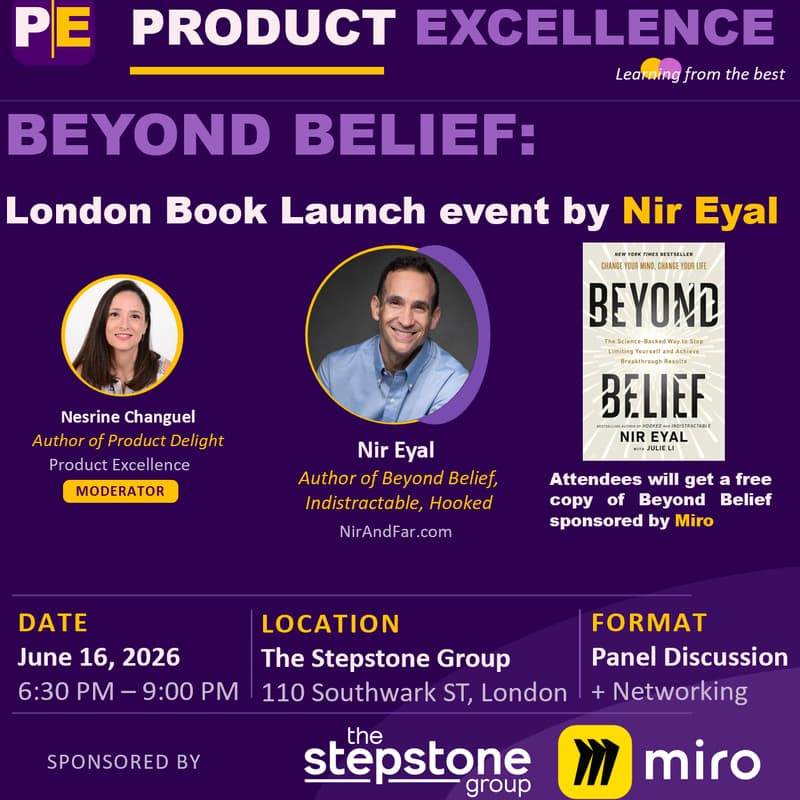 Cover Image for Beyond Belief London Book Launch event by Nir Eyal