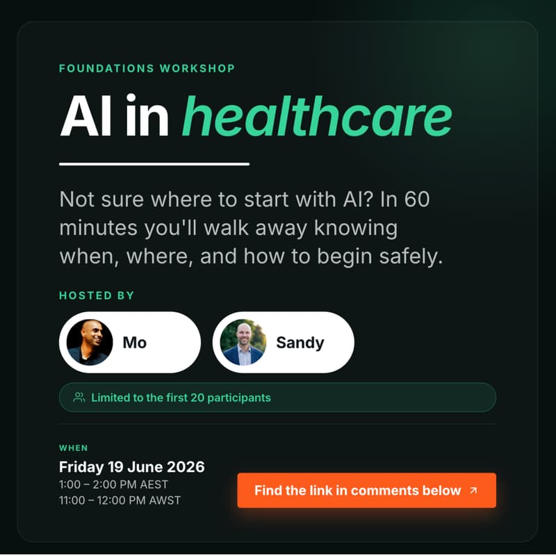 Cover Image for AI for Healthcare - Foundations Workshop