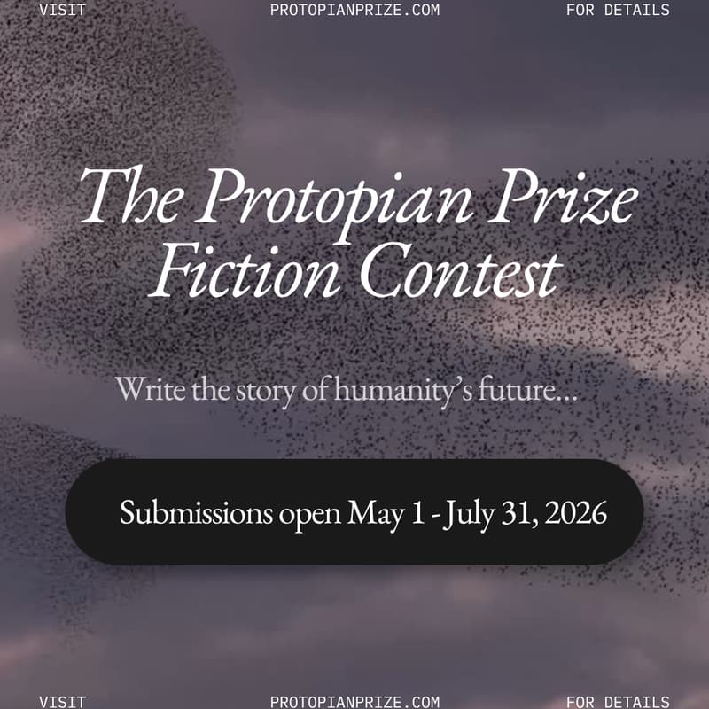 Cover Image for Protopian Prize - Online Winners Celebration! 🎉🎉