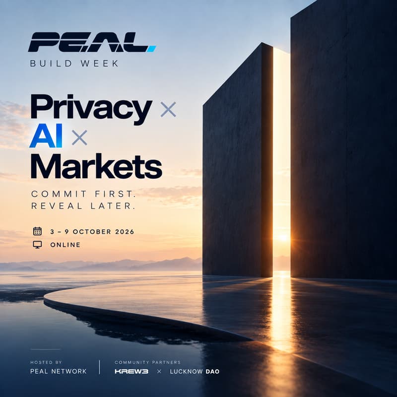Cover Image for Peal Build Week: Privacy × AI × Markets