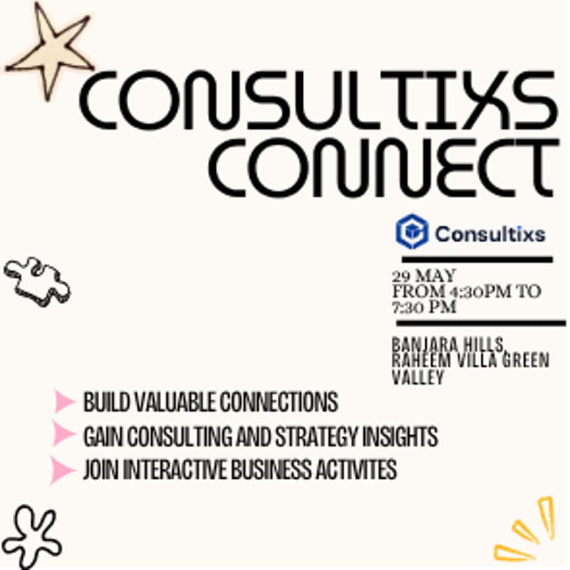 Cover Image for Consultixs Connect (Startups,Founders,Networking)