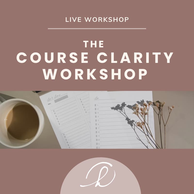 Cover Image for The Course Clarity Workshop