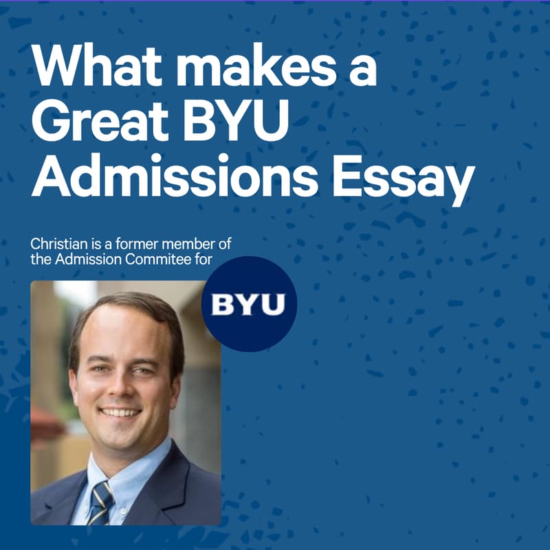 Cover Image for What makes a Great BYU Admissions Essay