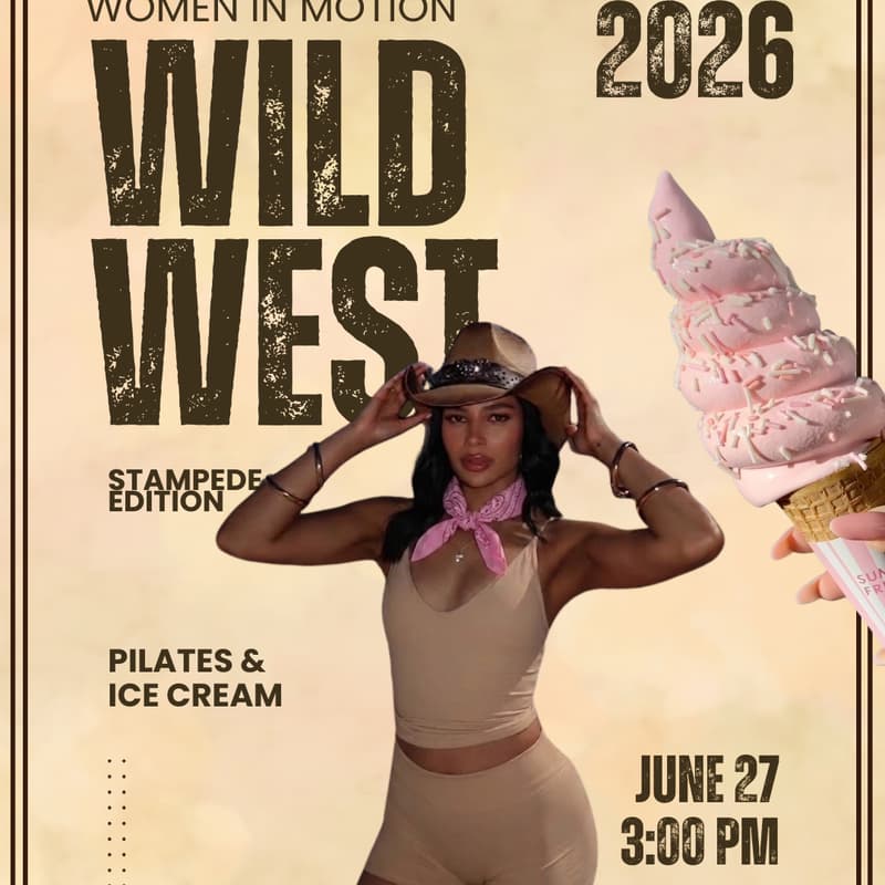 Cover Image for Wild West: Stampede Pilates & Ice Cream