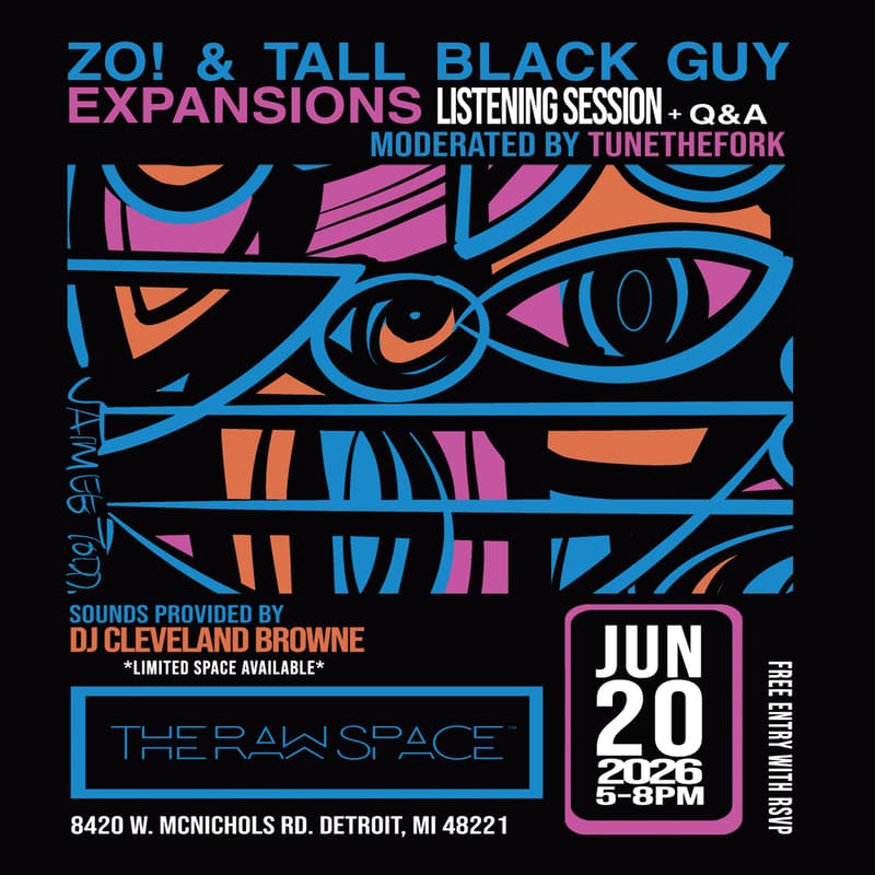 Cover Image for Zo! & Tall Black Guy: "Expansions" Listening Session + Q&A -