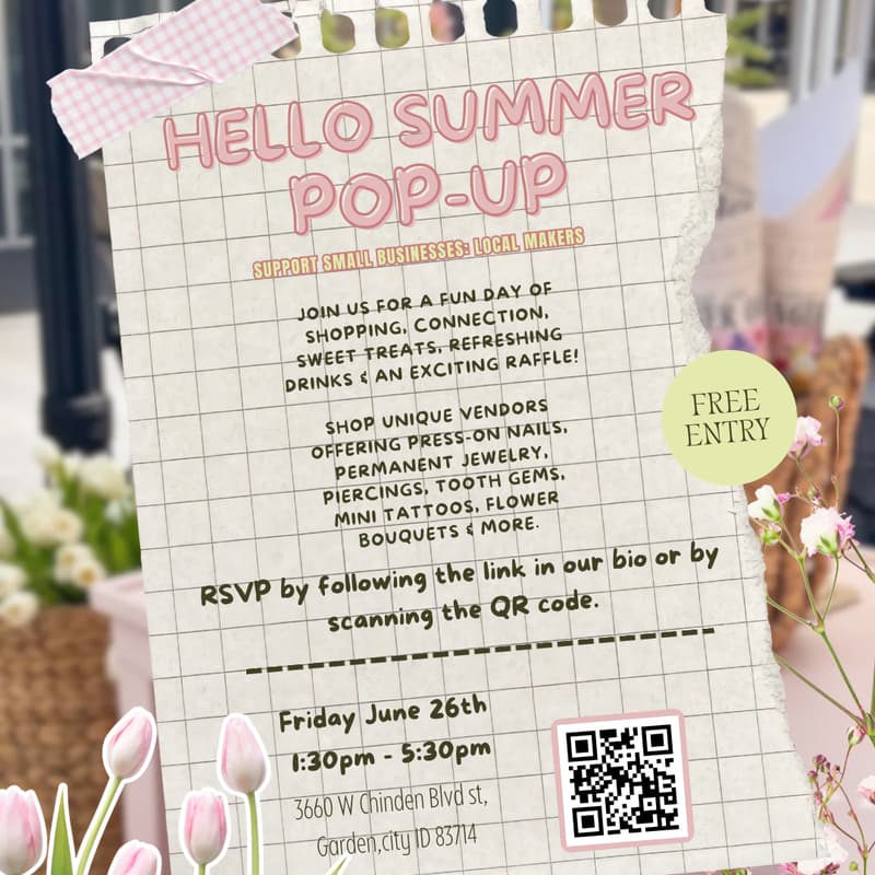 Cover Image for Hello Summer Pop-Up βοΈποΈπ