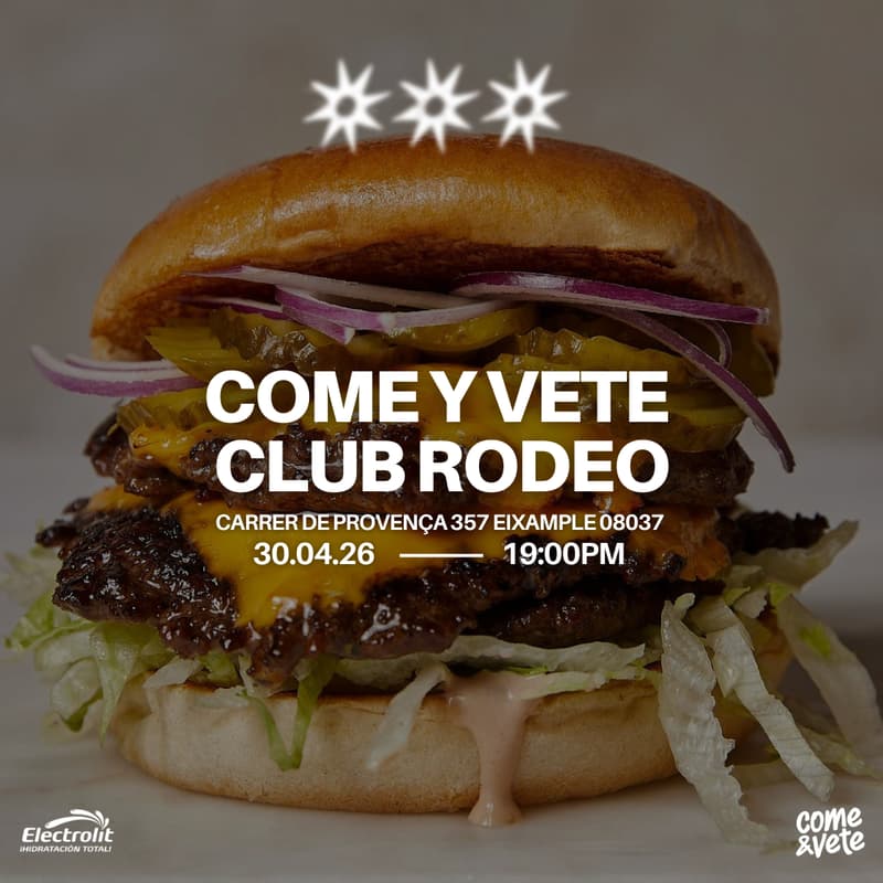 Cover Image for RODEO x COME Y VETE