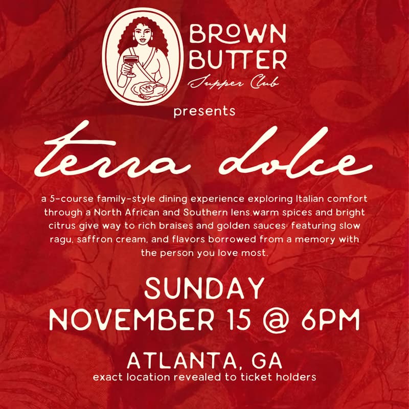 Cover Image for Terra Dolce: November 15 - Atlanta, GA