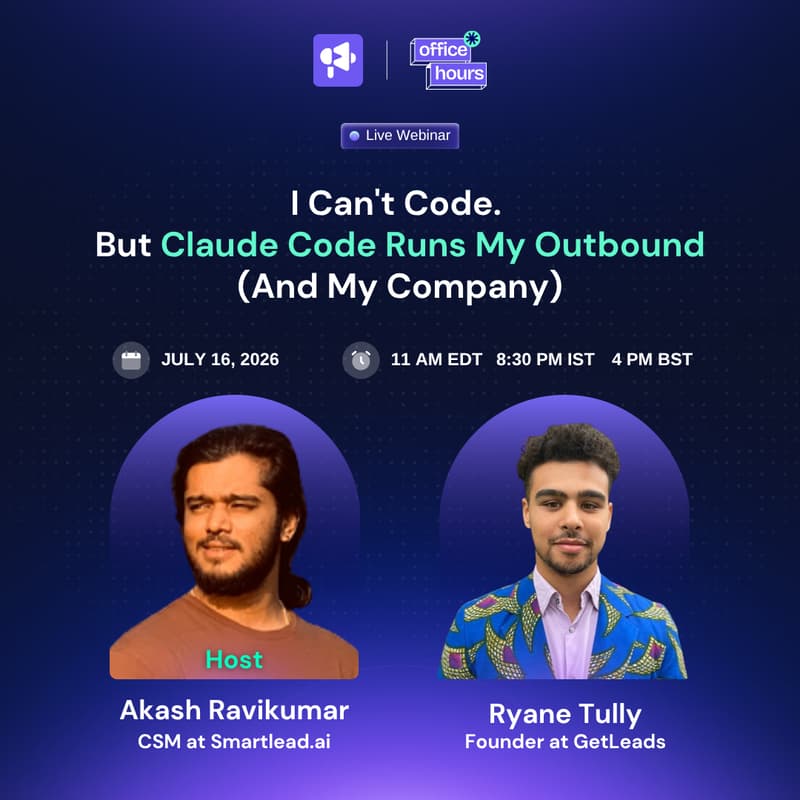 Cover Image for I Can't Code. But Claude Code Runs My Outbound (And My Company)