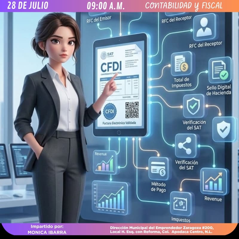 Cover Image for FACTURACIÓN ELECTRÓNICA (PRESENCIAL)